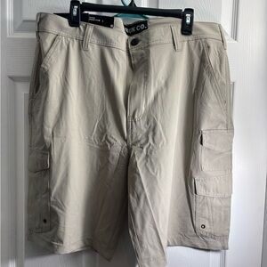 Men's Tan Cargo Shorts